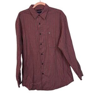 Nautica Jeans Company Shirt Men's Size XL Long Sleeve Plaid Button Up Career